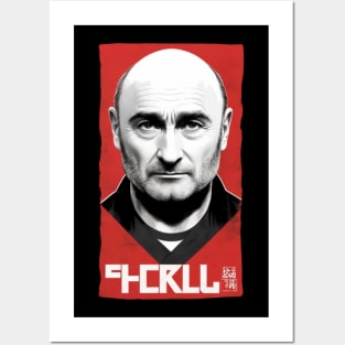 phil collins // vektor art design v9 Posters and Art